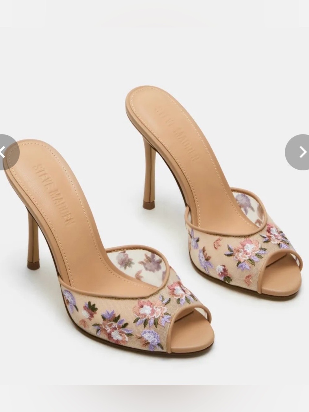 Steve Madden Priya Mesh Floral Multi Size 7 REVOLVE